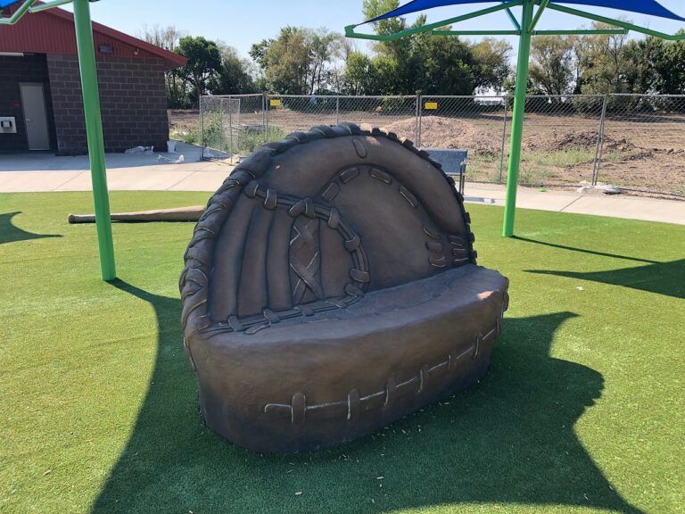 Baseball Glove Bench