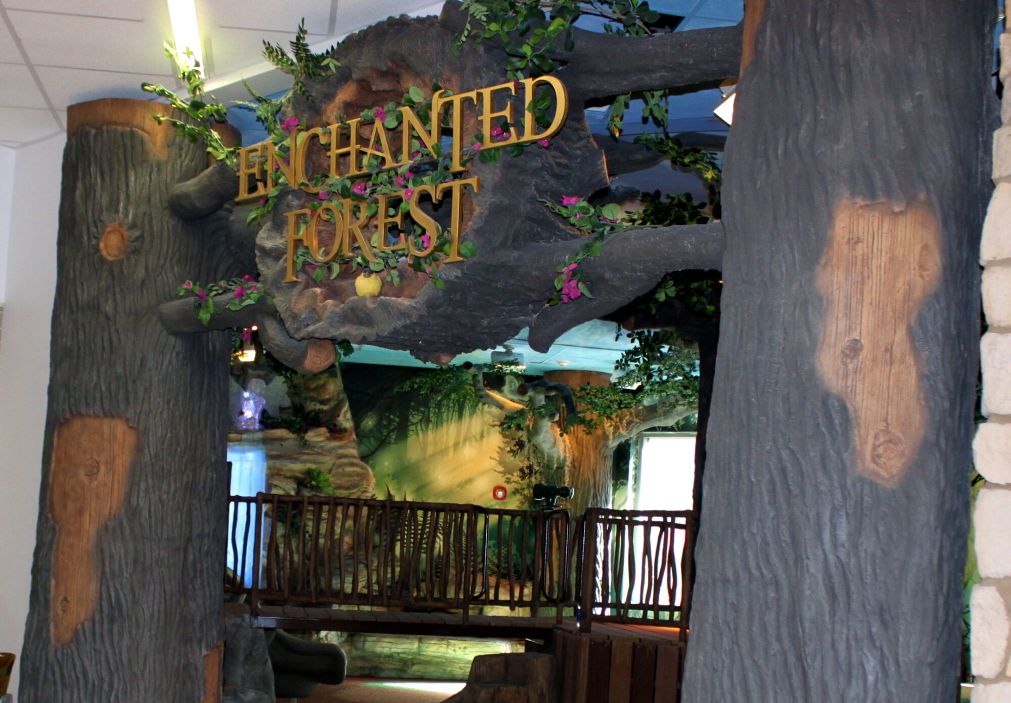 Playground entrance signage