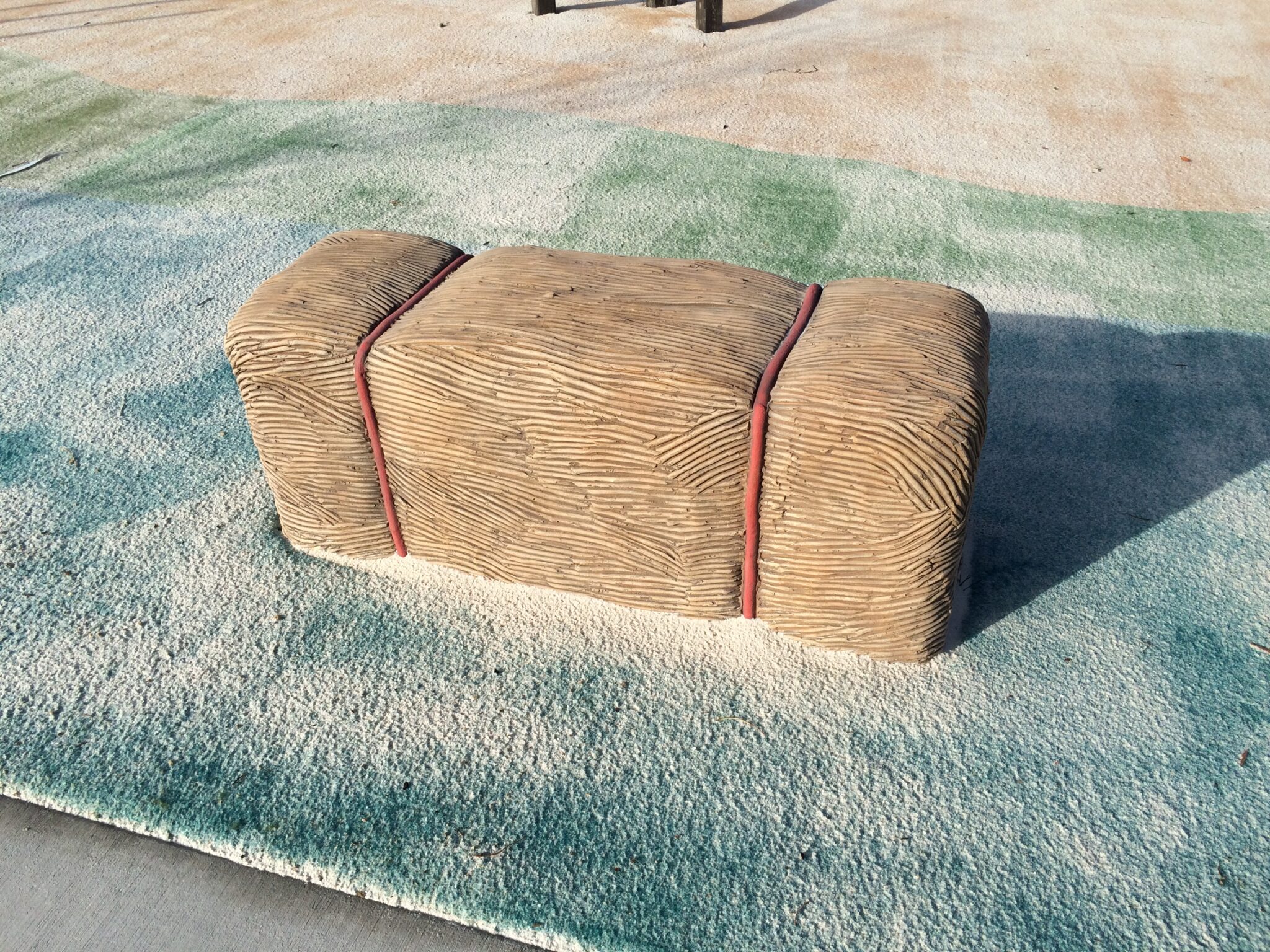 hay bale seat