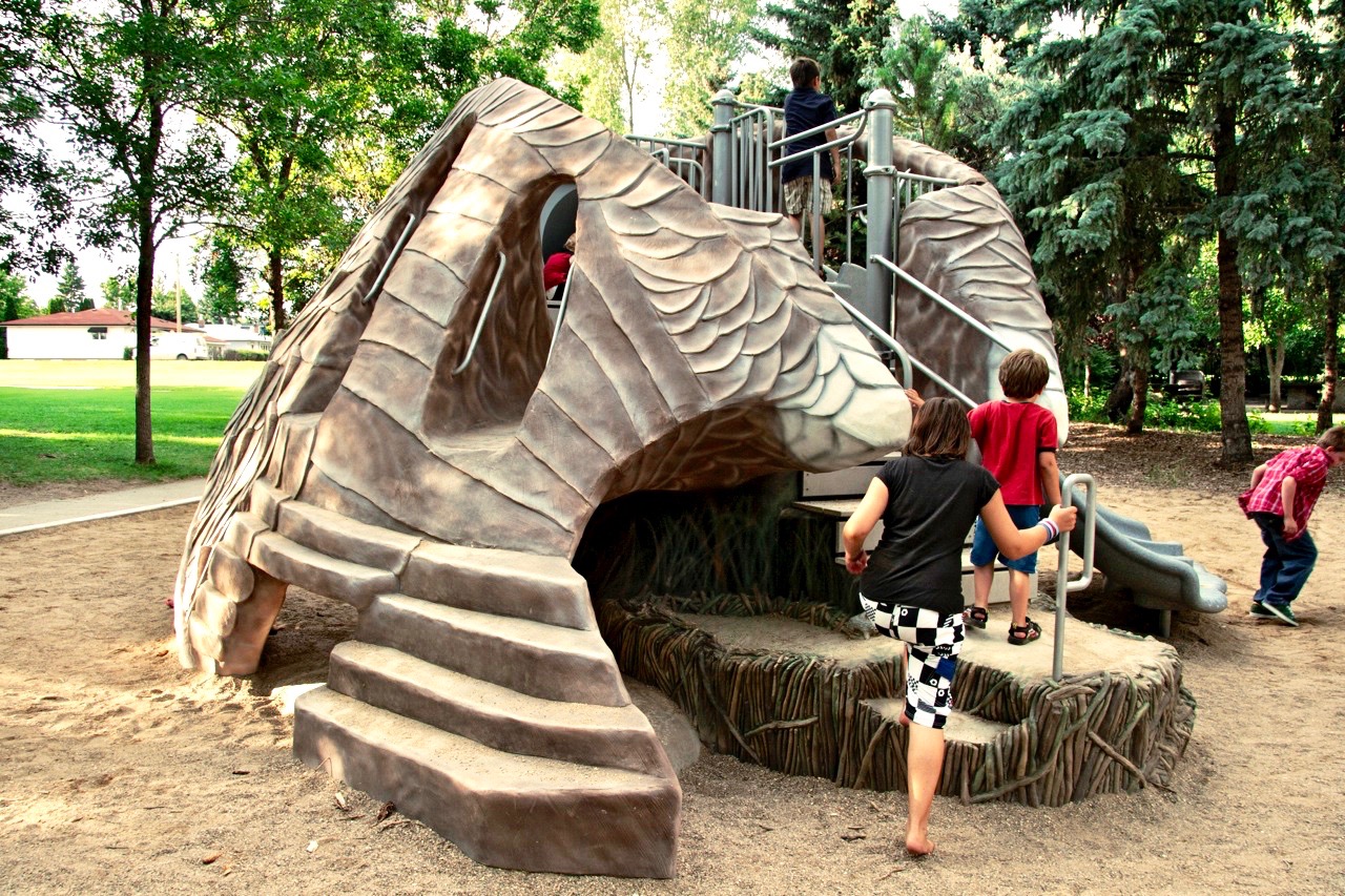 Queenie Goose Slide, Regina Saskatchewan