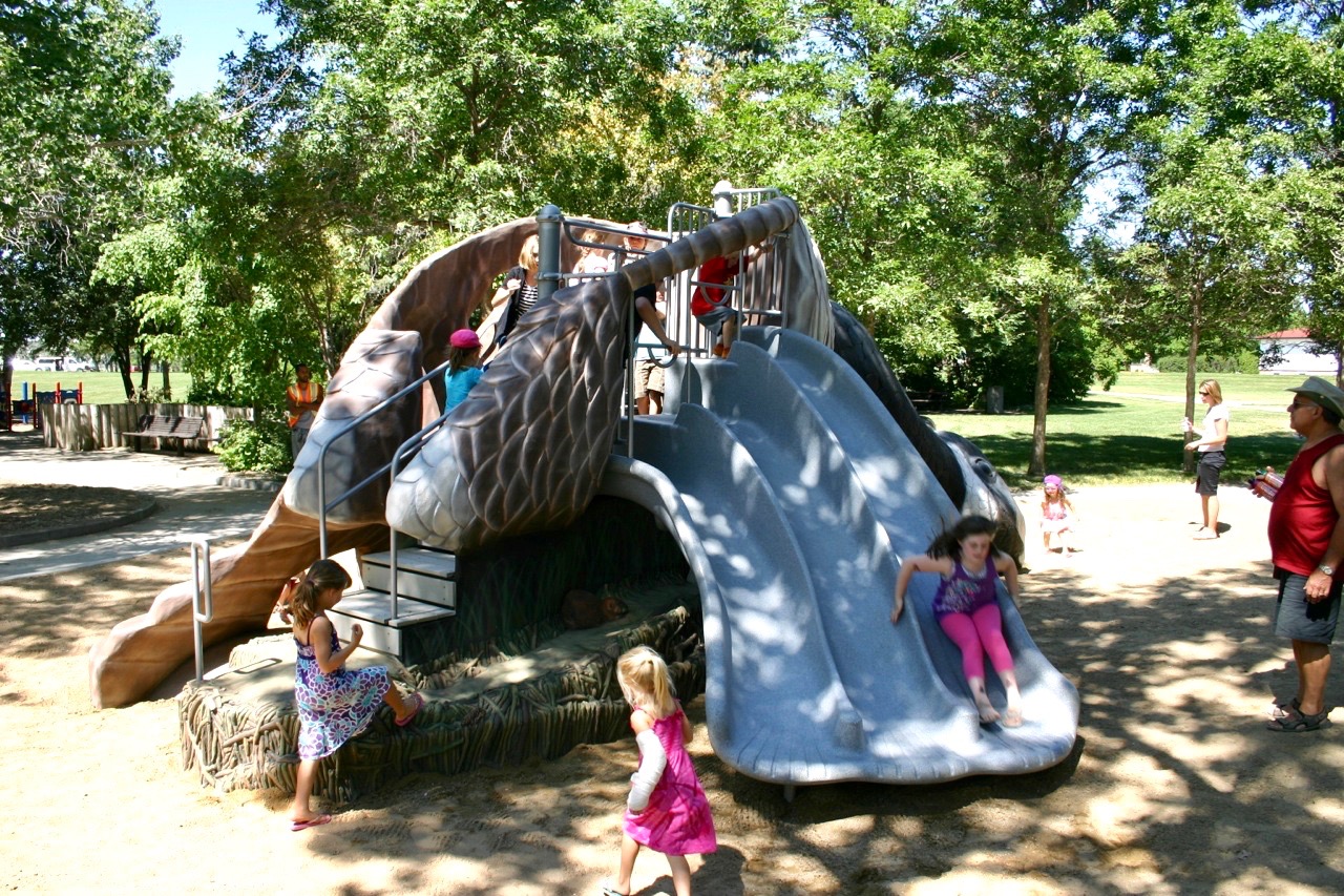 Queenie Goose Slide, Regina Saskatchewan