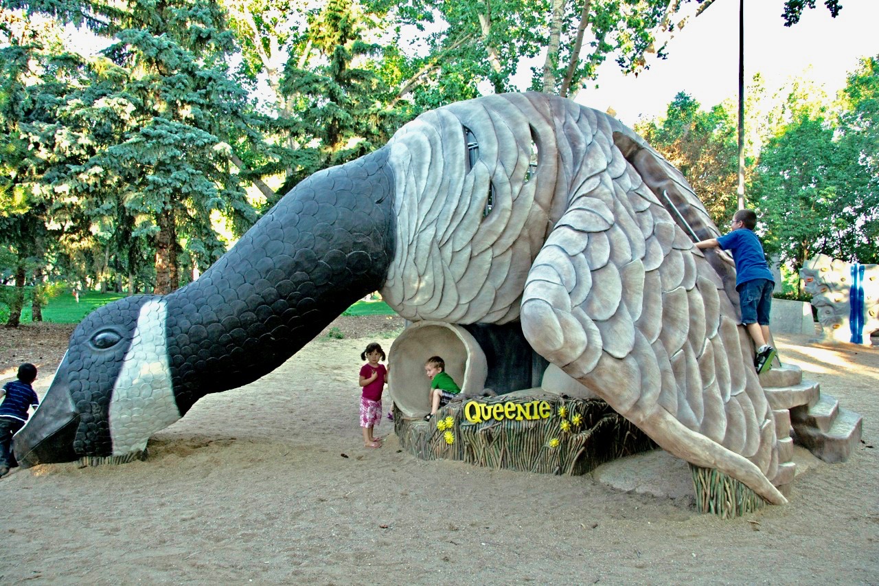 Queenie Goose Slide, Regina Saskatchewan